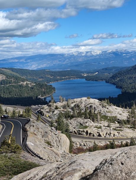 High in the Sierra Nevada Mountains